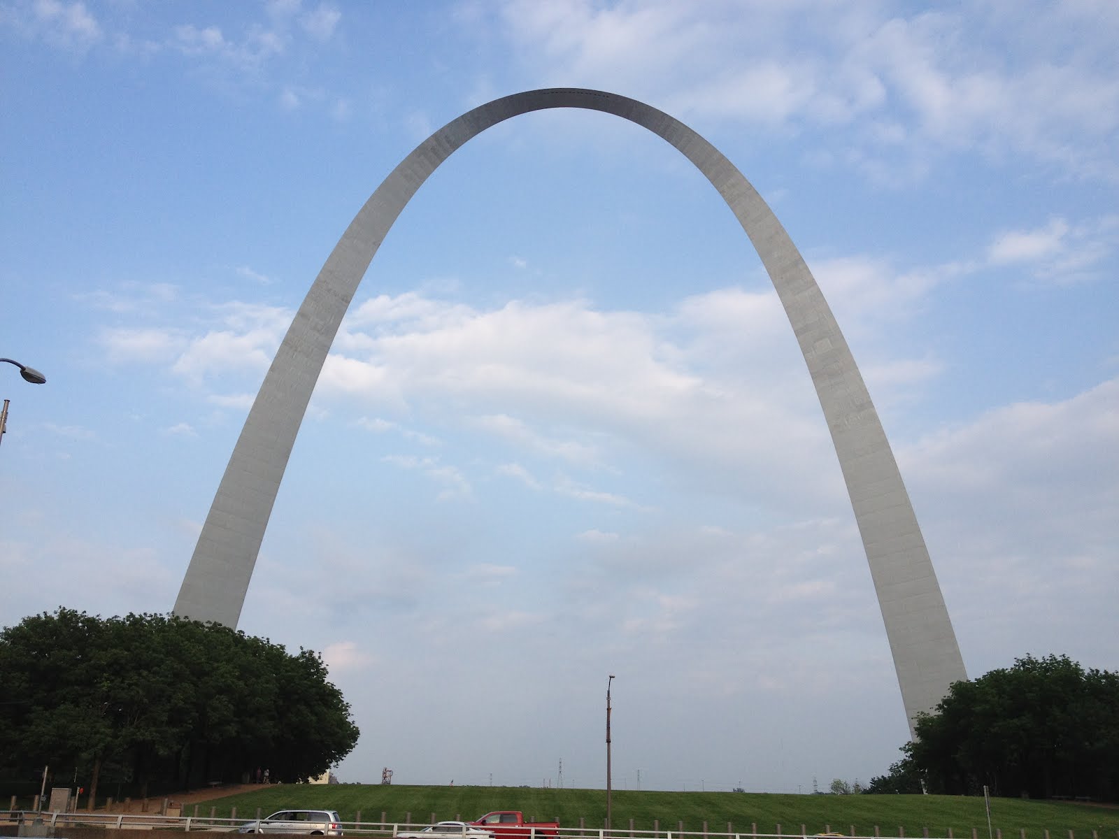 Strut under the St. Louis Gateway Arch
