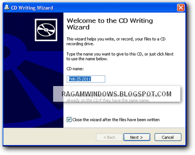 CD Writing Wizard