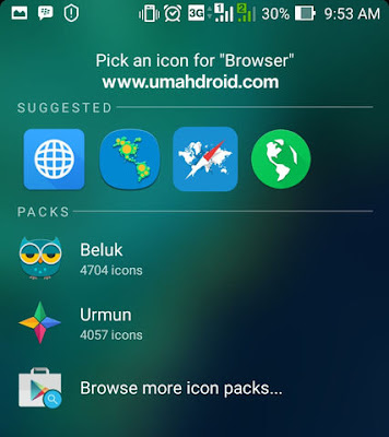 Cara Mengganti Icon Pack Android Manual