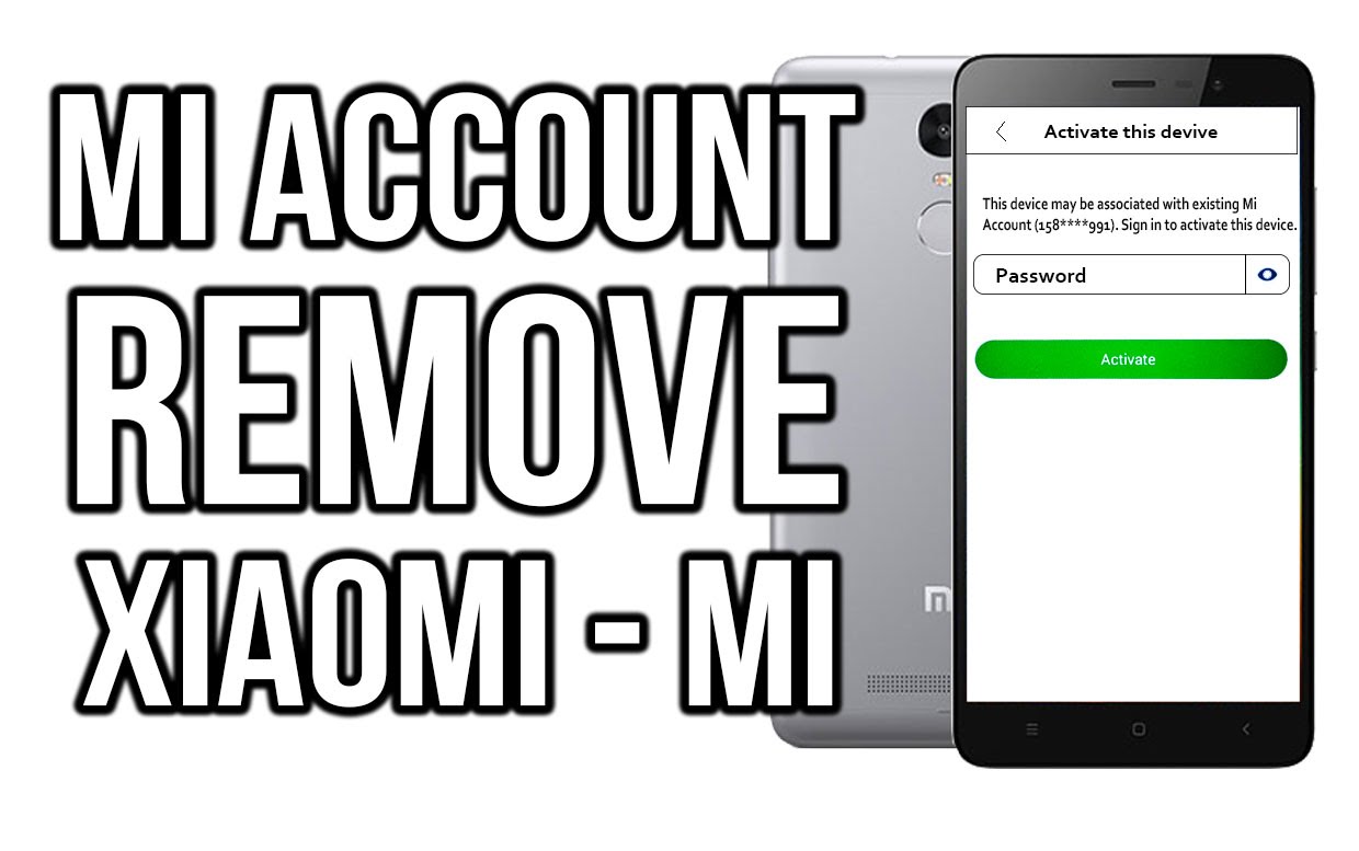 Xiaomi Mi Account Unlock Tool