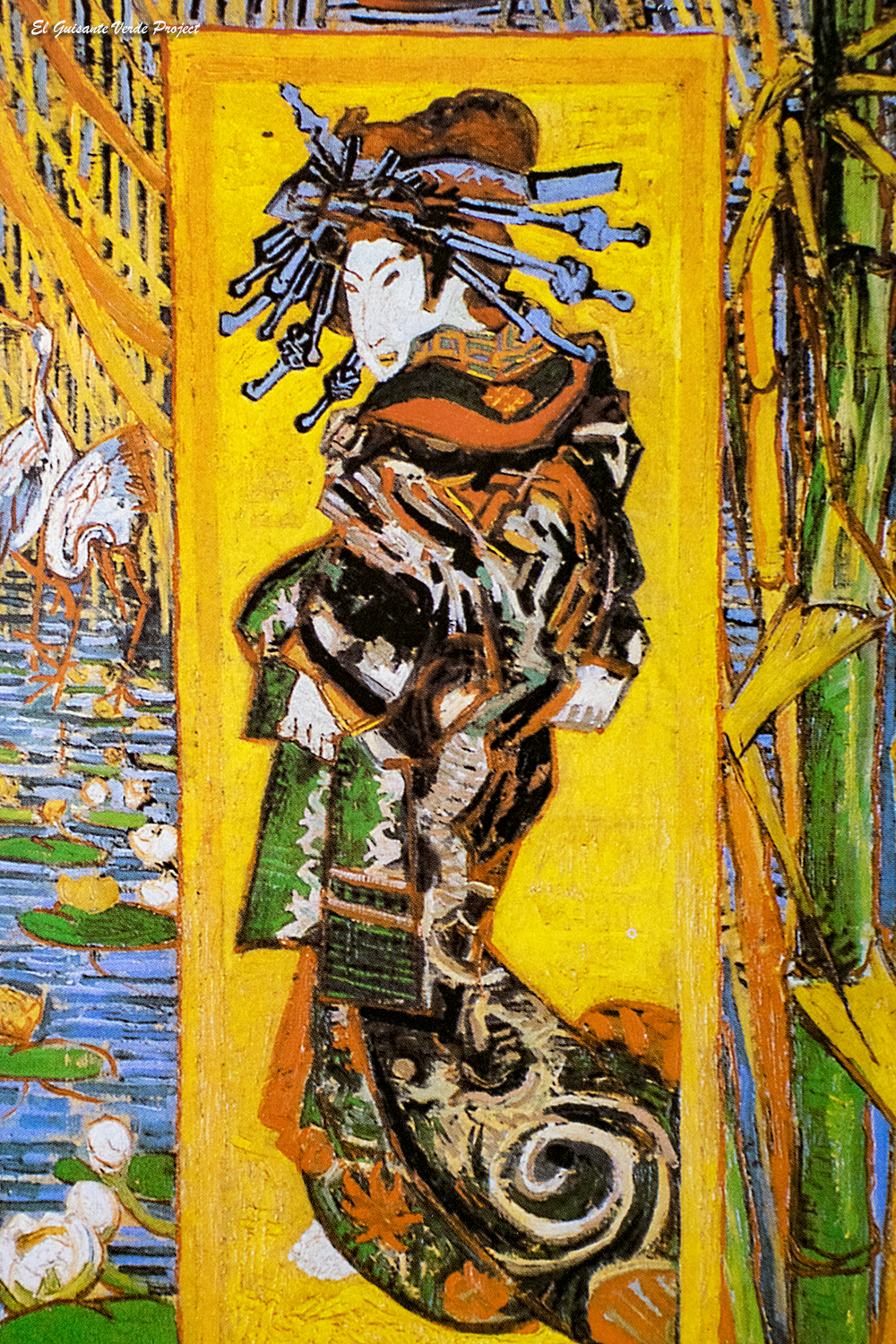 Pintura japonesa van gogh Clearance