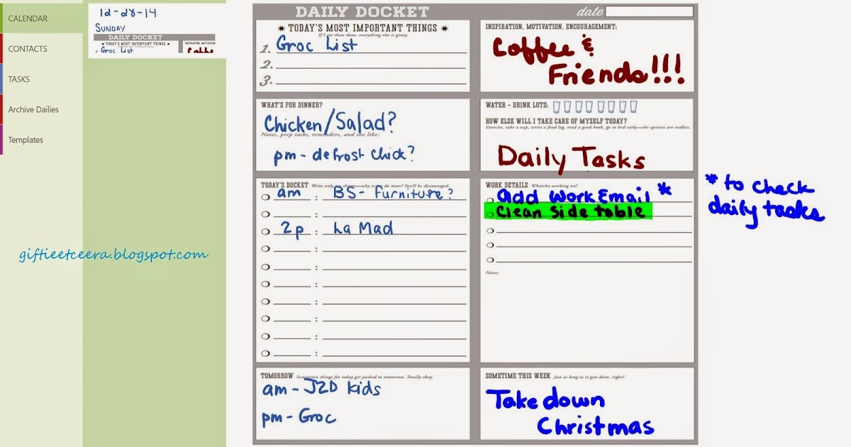 a paper planner with electronic daily pages in onenote electronic day planner