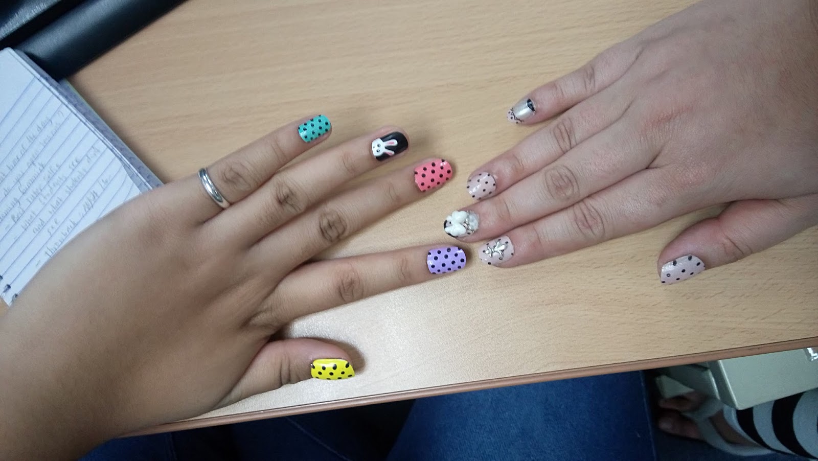 Swish & Flick Review Stick On Nails with Nail Art