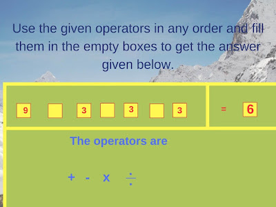 Math Operator Equation Brain Teaser-3