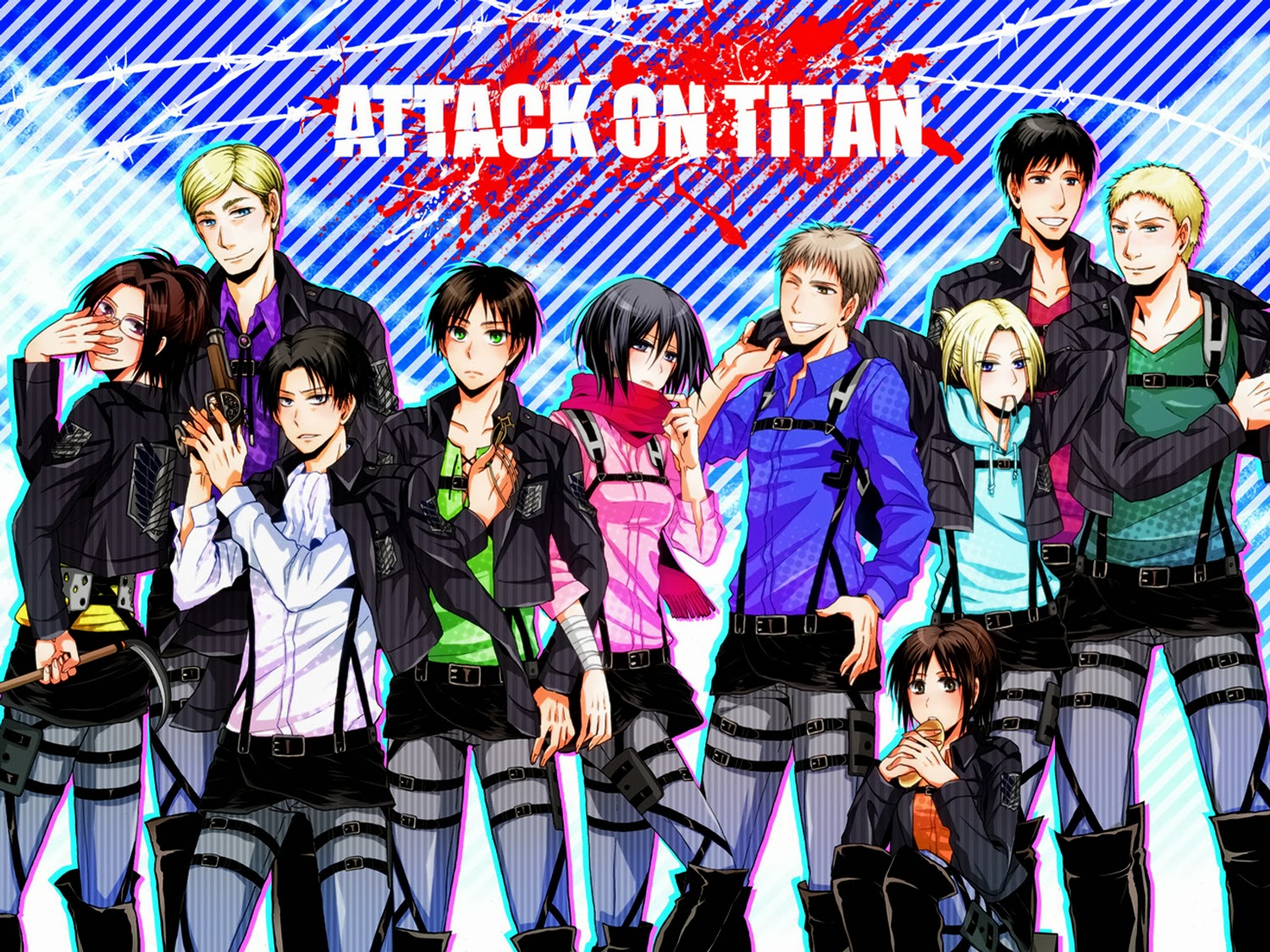 аниме атака титанов средней школы. атака! титаны средней школы. атака титанов средней школы. Shingeki no kyojin старшая школа. атака титанов средней школы леви.