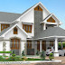 Sloping roof traditional style luxury home