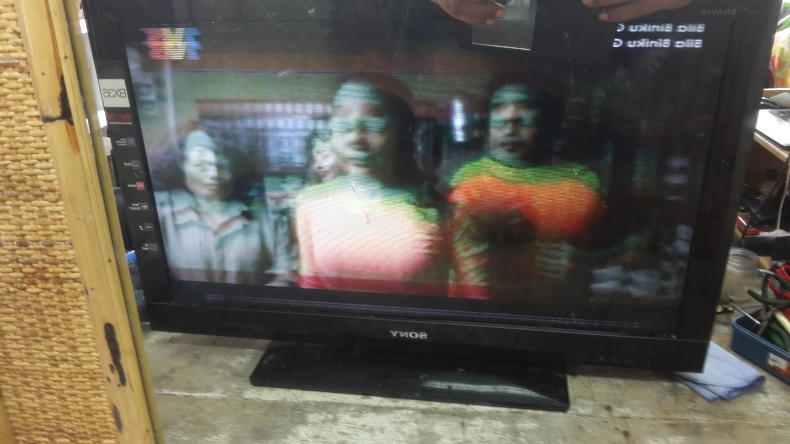 Nizam Bengkel Baiki Tv Di Kuantan Tv Sony Model Klv32bx32a Problem Gambar Tak Jelas Berlapis