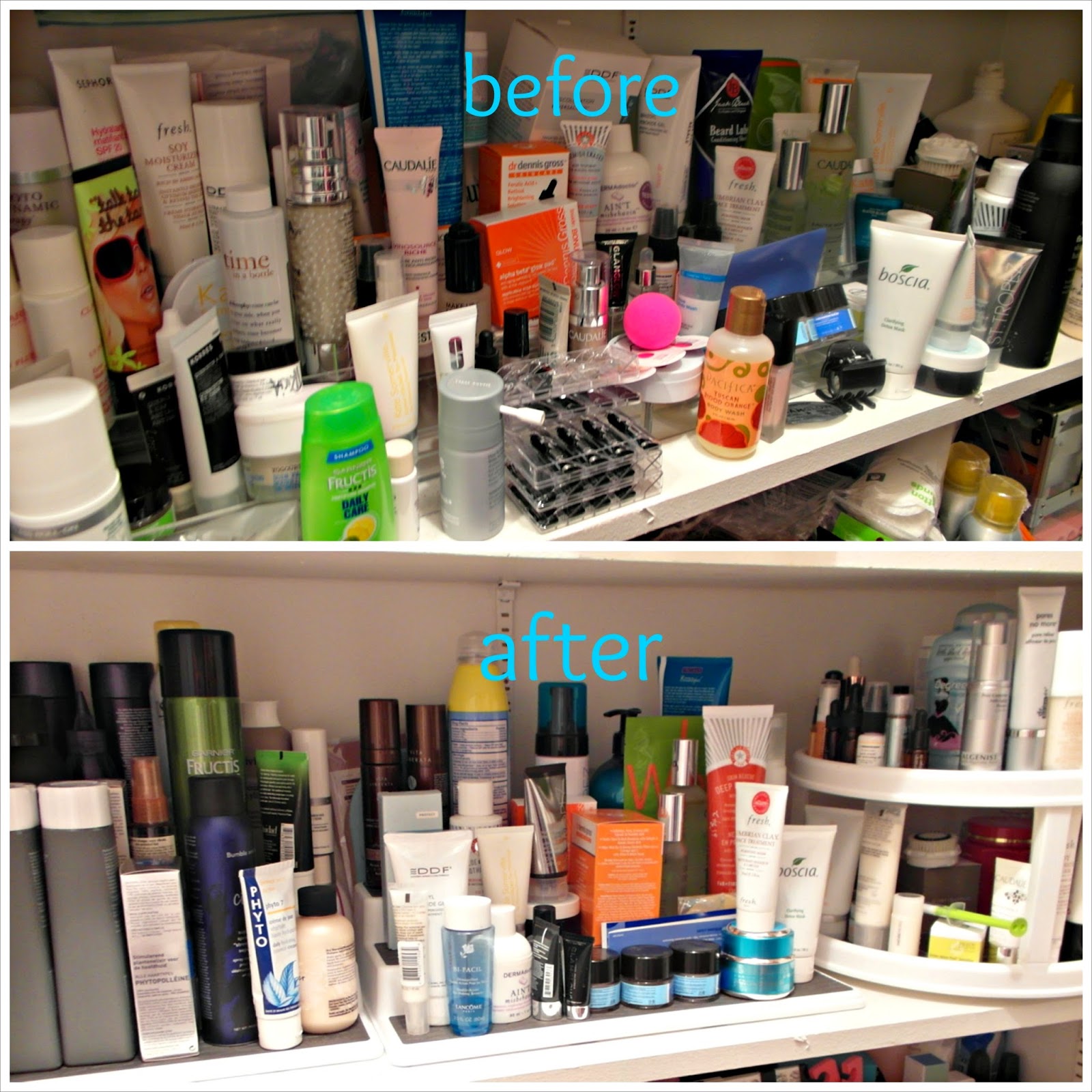 Cobbs Hill beauty product storage update