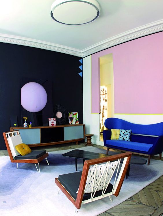 Casinha colorida: Especial salas de estar 2016: as vintage, as retrôs e