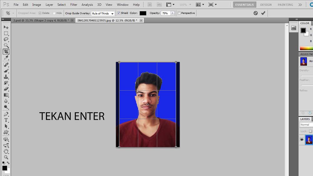 Cara Edit Pas Foto Dengan Cs3 Untuk Pemula