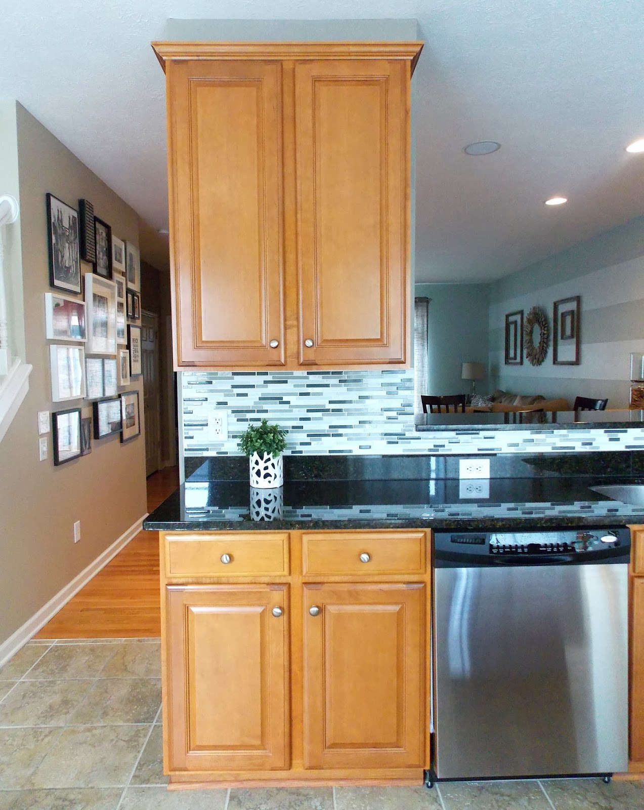 {Jessica Stout Design} Kitchen Backsplash Install Day 2