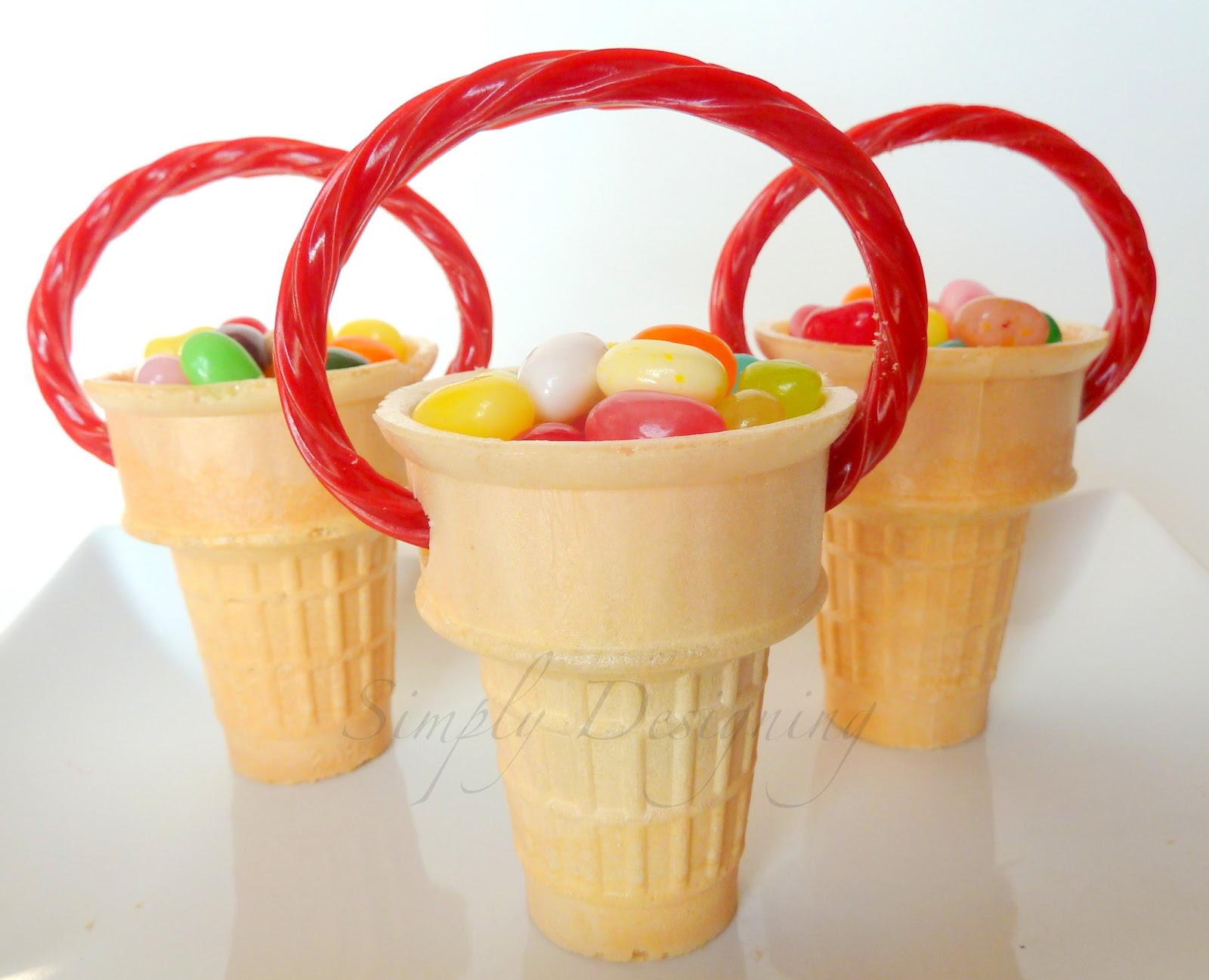 Easter Cone Basket Simply Designing with Ashley