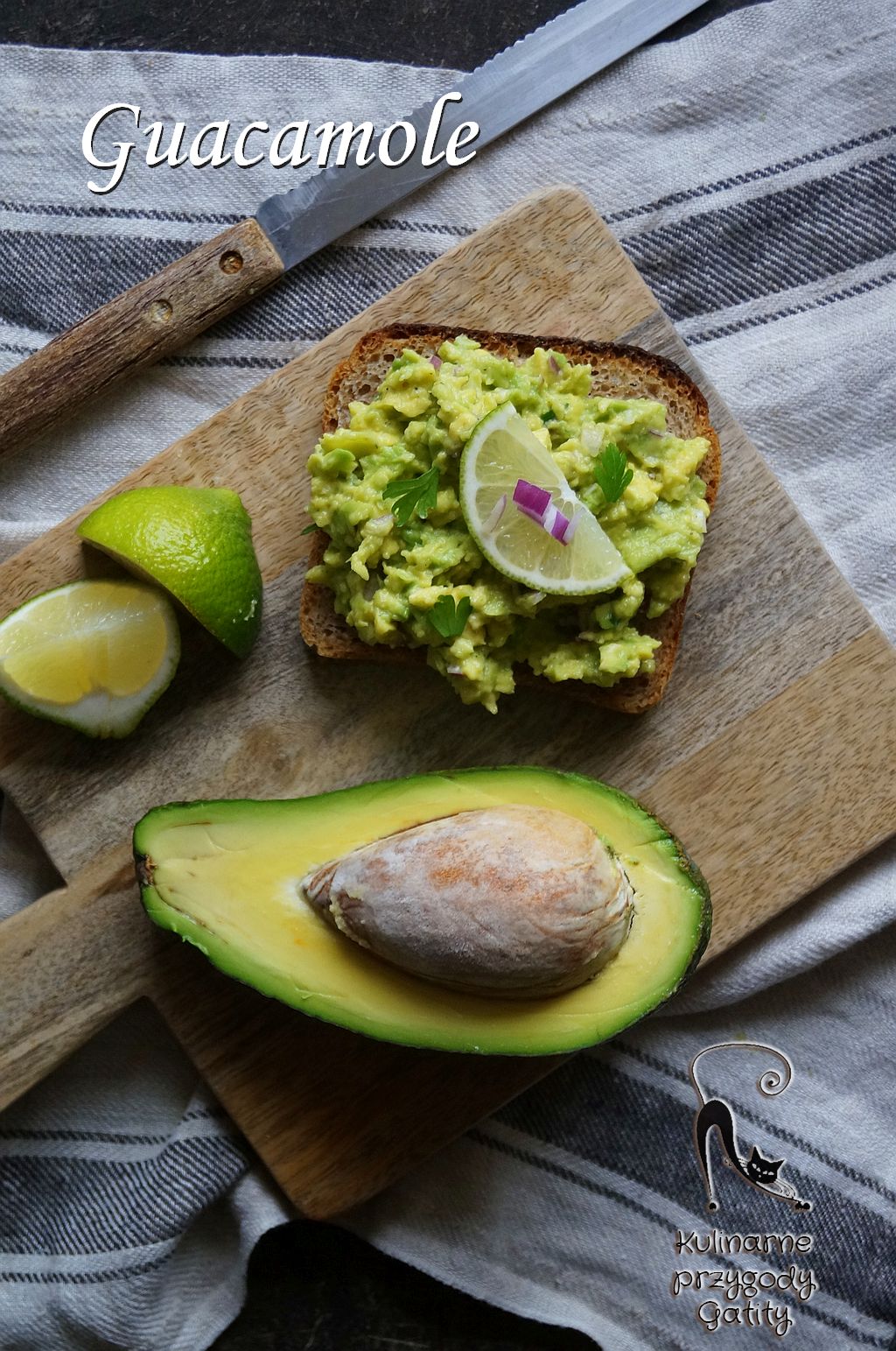 Guacamole, pasta z awokado