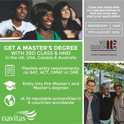 Get a Masters Degree with 3rd Class & HND in UK, USA, Canada & Australia