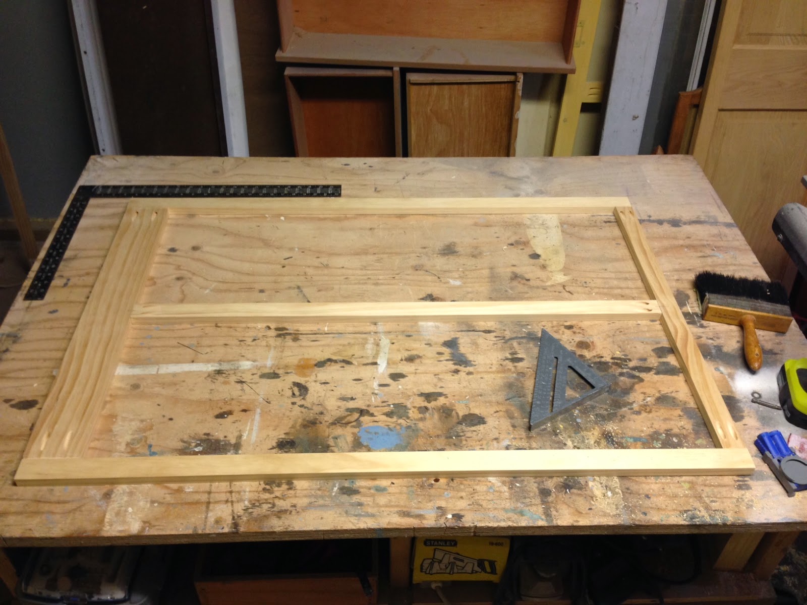 blue roof cabin: DIY Pantry Cabinet Using Custom Cabinet Doors