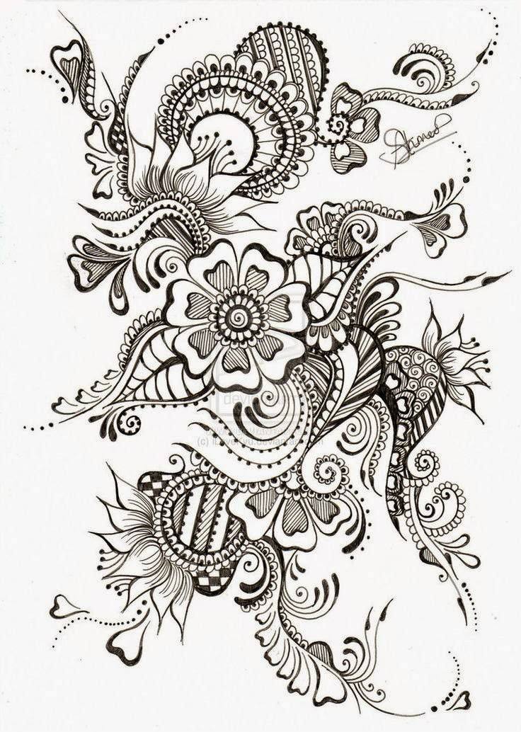 Floral Zentangle Photos - Fashion and Travel Blogger