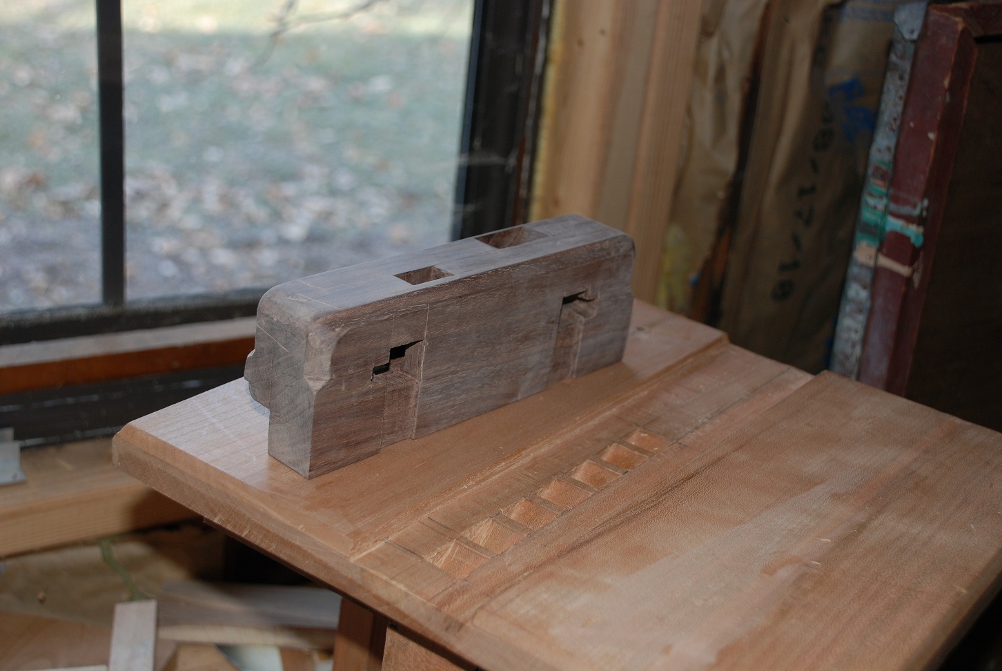 The Eaton County Woodworker Made a plow plane