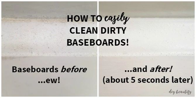 Clean White Baseboards Naturally