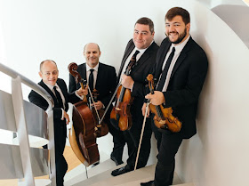 IN PERFORMANCE: Amernet String Quartet, Mozart interpreters at Elon University on 14 March 2019 [Photograph © by Amernet String Quartet]