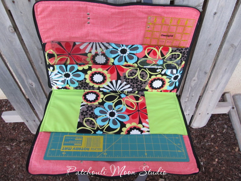 Patchouli Moon Studio: Take Me to Class Tote for Cutting Mat & Rulers