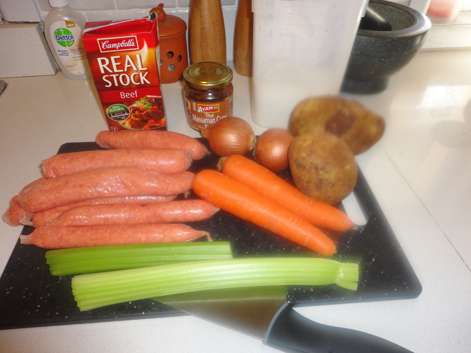 This Country Kitchen Kick Arse Slow Cooker Curried Sausages