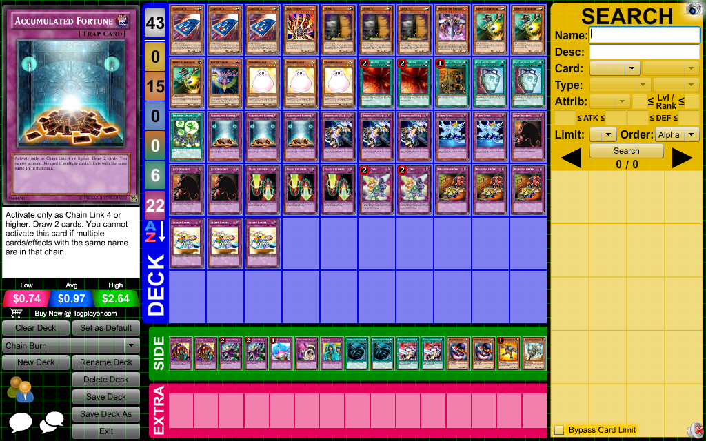 ygopro decks chain burn download ygopro decks chain burn download