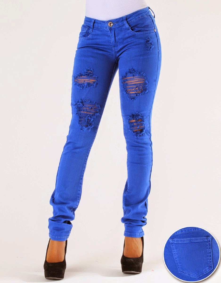 Royal Blue Jeans For Women Viewing Gallery | Fashion's Feel | Tips and