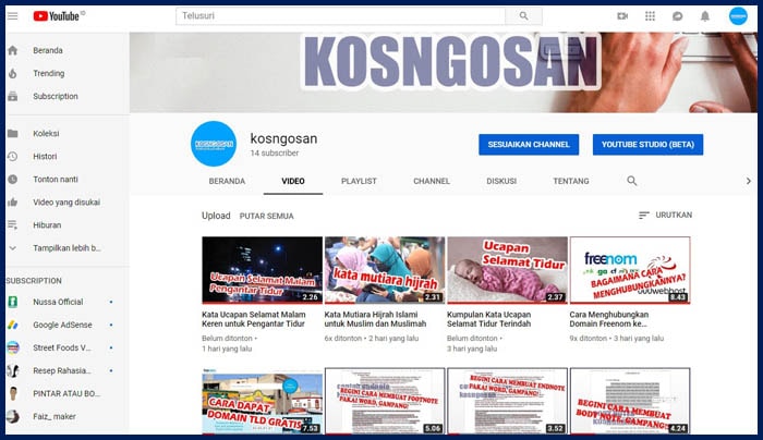 channel kosngosan channel kosngosan