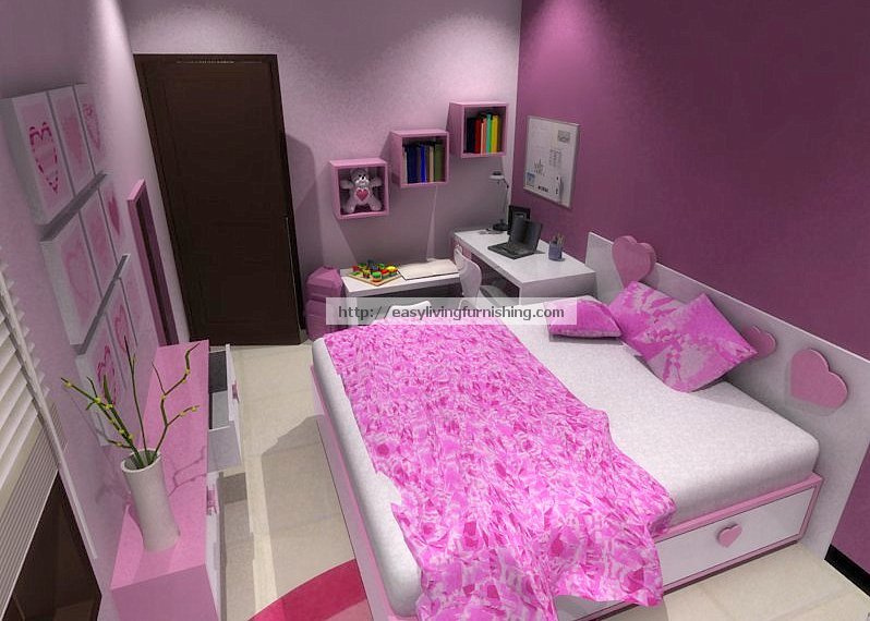 EASY LIVING INTERIOR DESAIN & FURNITURE: Desain Bedroom Anak Perempuan
