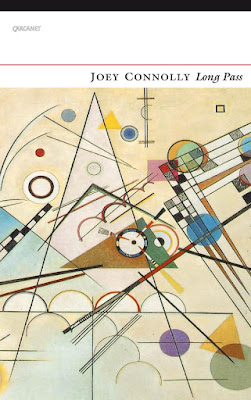 The cover of this book shows a detail in colour from Wassily Kandinsky's "Composition 8" (oil on canvas 1923), a series of geometric shapes and colours, with different areas of intersection between them coloured in different ways.. 
