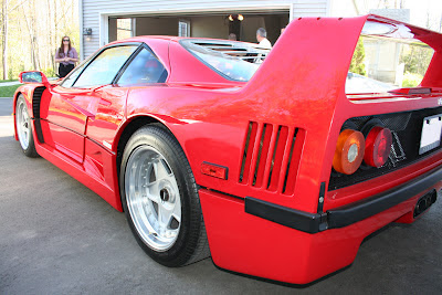 Ferrari F40 Side and Rear Vents Spoiler