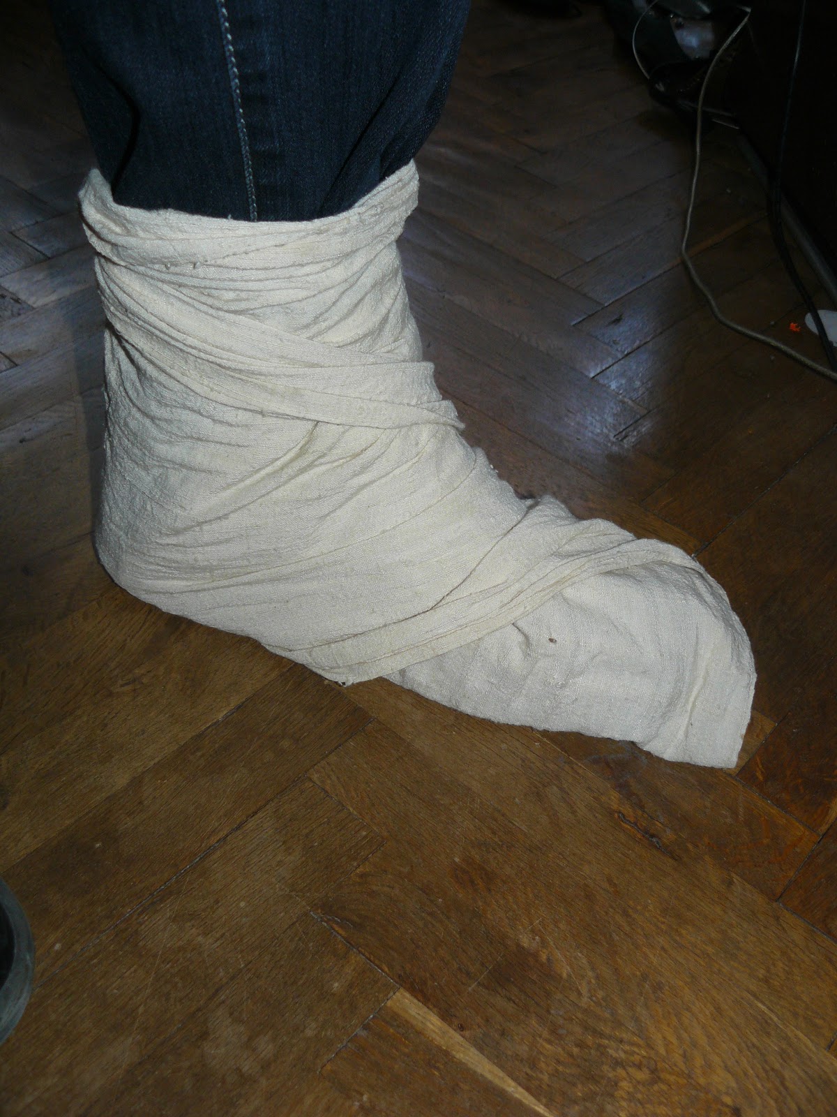 Buskador's LARP Basic larp costume feet wraps