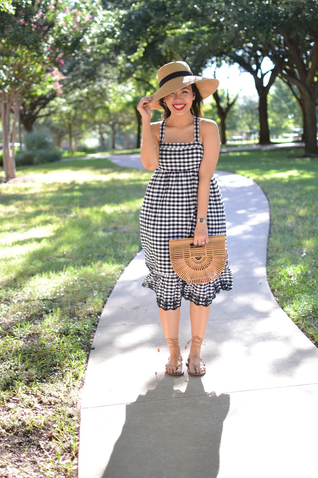 Style and Cappuccino For The Love of Gingham J.Crew Gingham Sundress