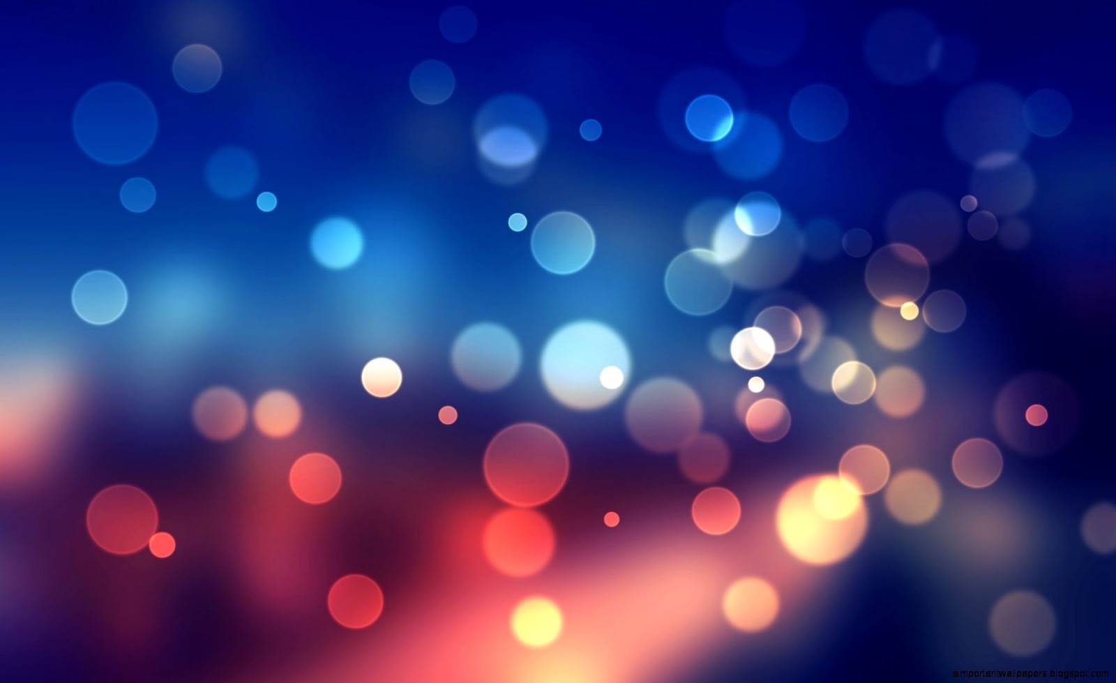 Light Blue Bokeh