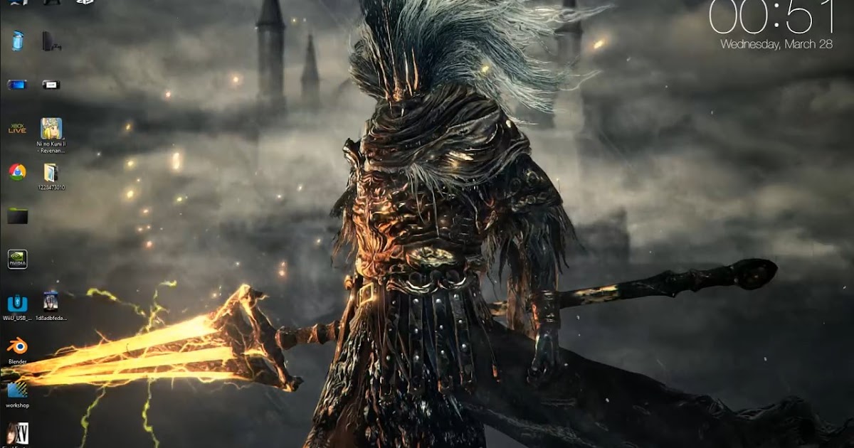wallpaper engine Dark Souls III Nameless King free download wallpaper