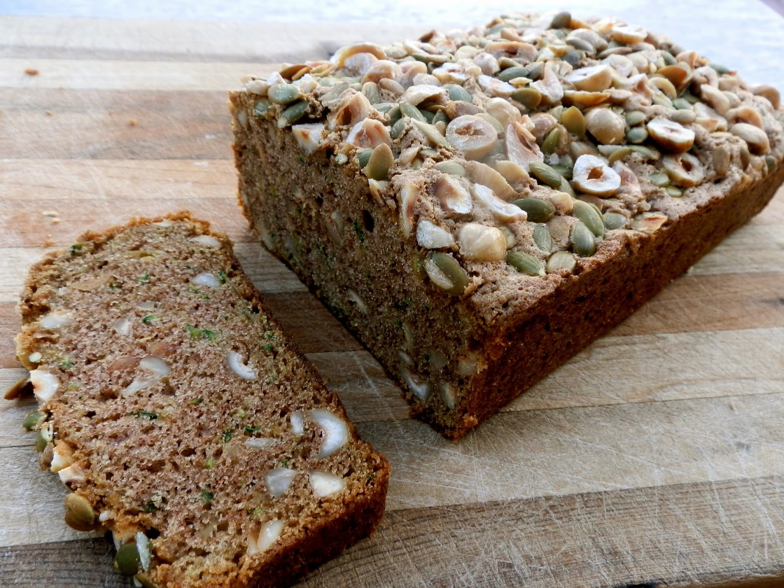Hazelnut Zucchini Bread
