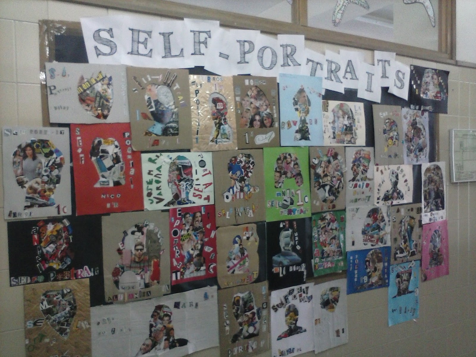 PLASTINGLISH - Visual Arts -: Your tasks: Your self-portraits