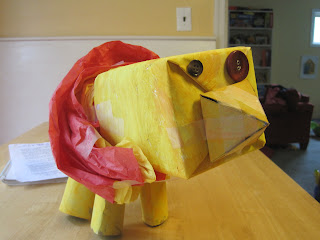 Finished 3-D shapes sculpture 