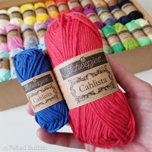 Scheepjes Cahlista yarn -- 100% cotton, 15g and 50 g balls Scheepjes Cahlista yarn -- 100% cotton, 15g and 50 g balls