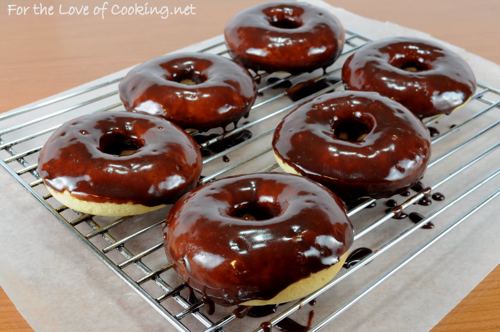 Baked Donuts with Chocolate Glaze For the Love of Cooking