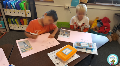 Make your own big class big books using sight words and student pictures.