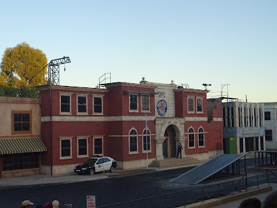 Decorado espectáculo Loca Academia de Policia, Movie World Studios