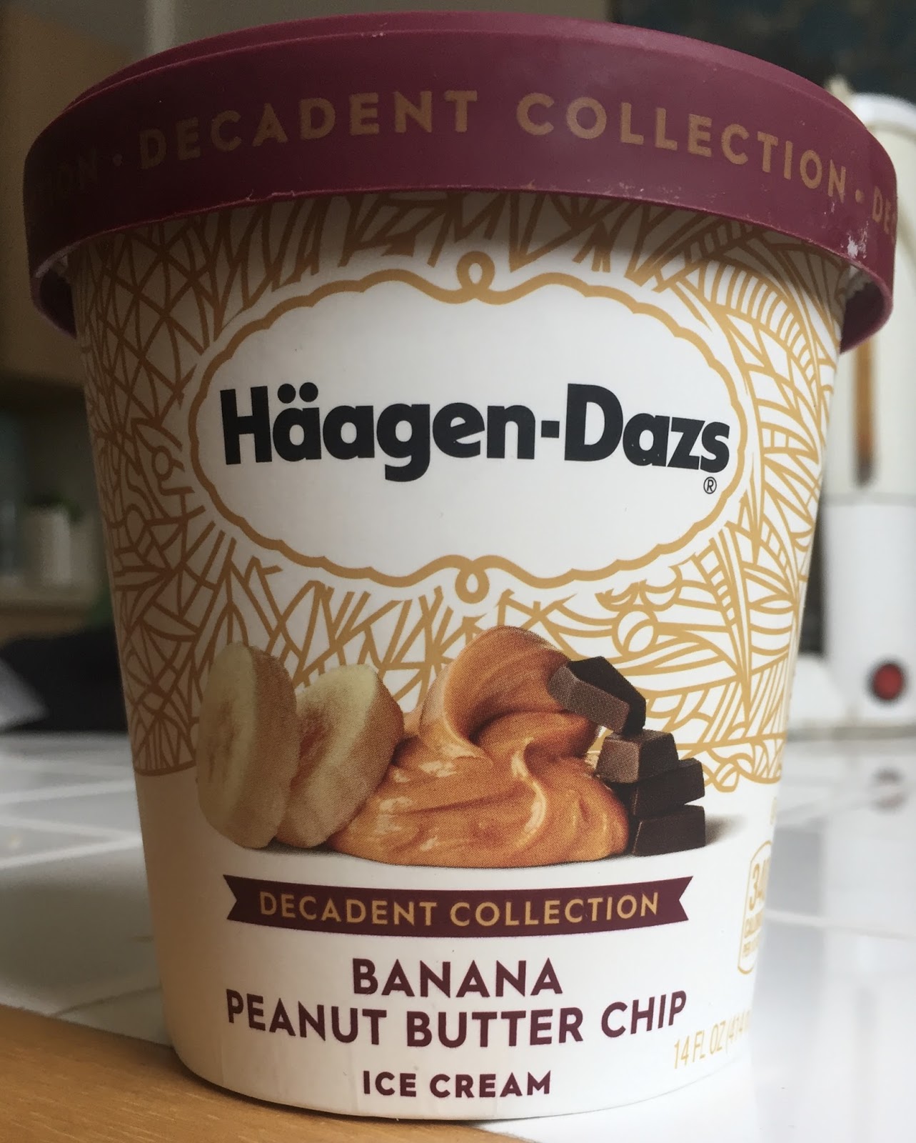 HaagenDazs Decadent Collection Banana Peanut Butter Chip (NEW!)