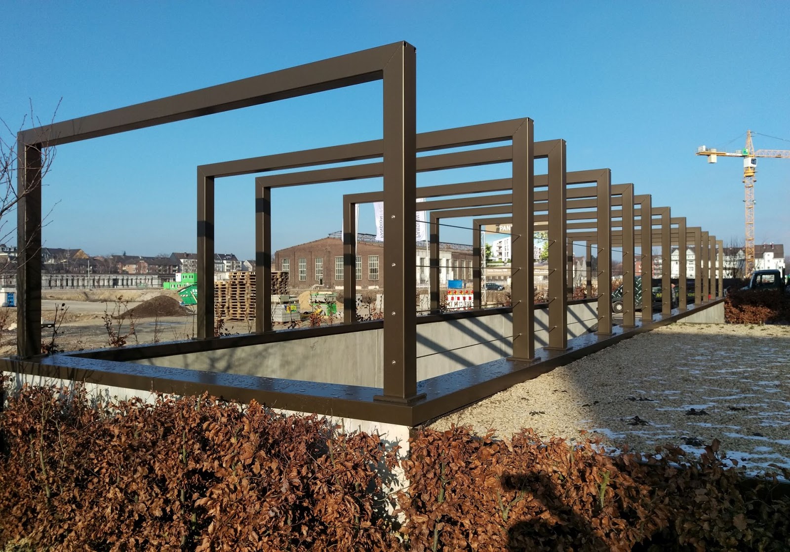 Metallbau Wuppertal Geländer - Stahlgeländer mit Streckmetall