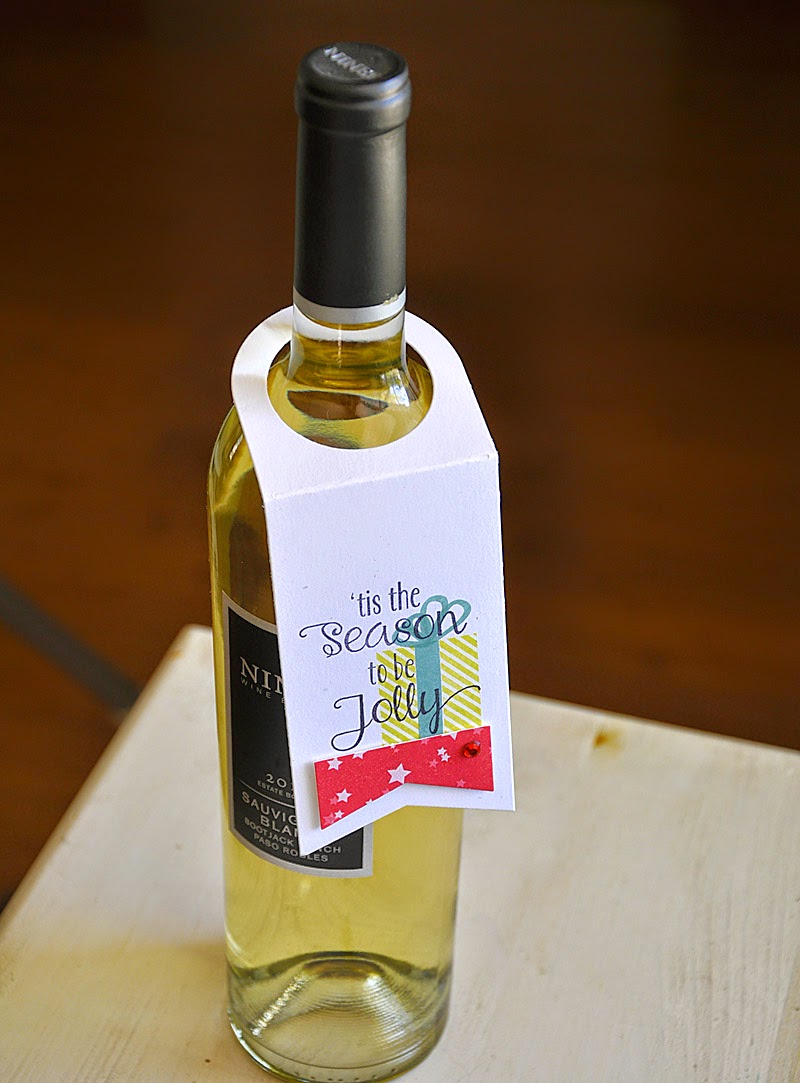 Simply Stamped Versatile Wine Bottle Tags