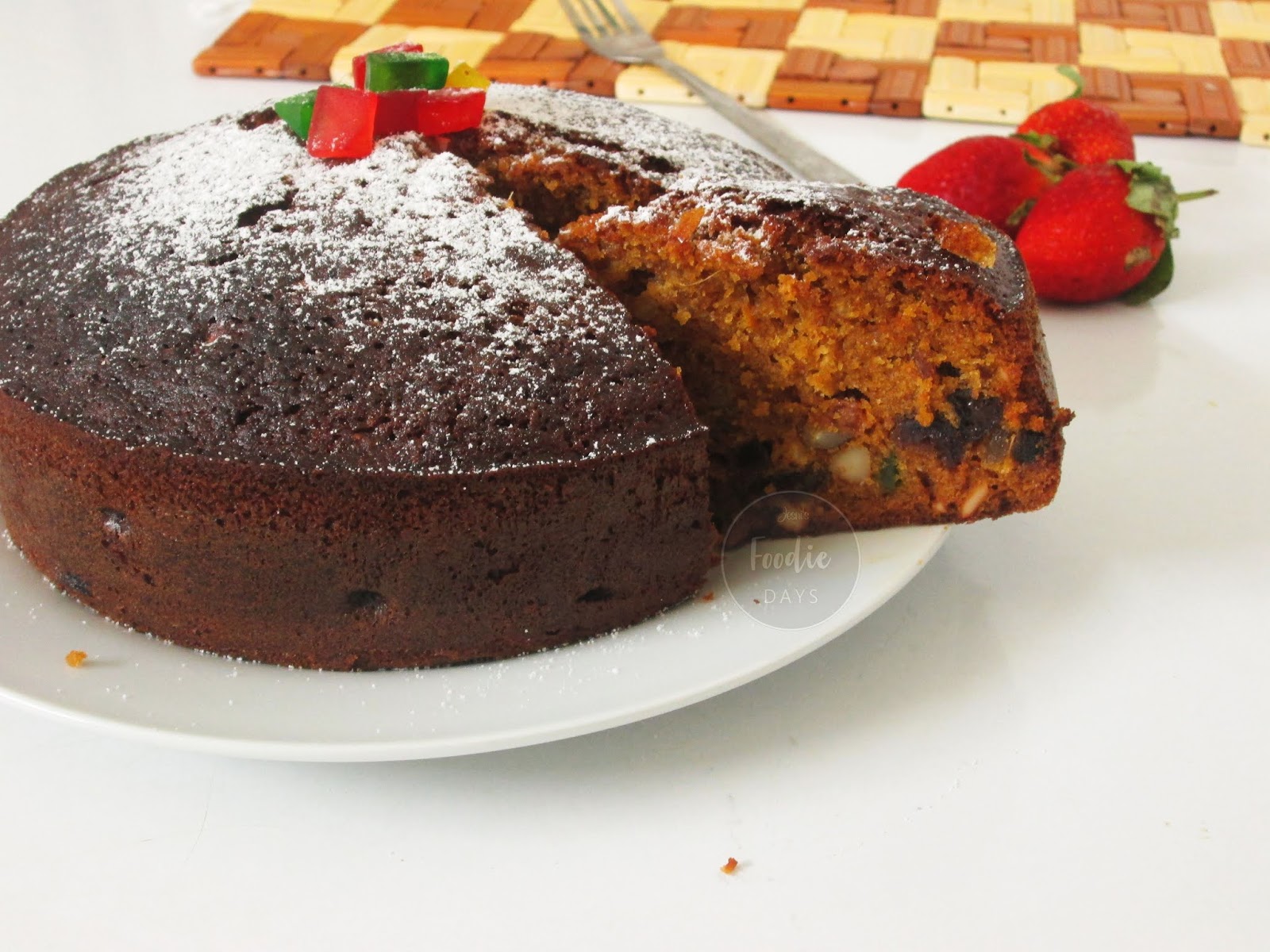 Plum cake Fruit cake Last minute plum cake