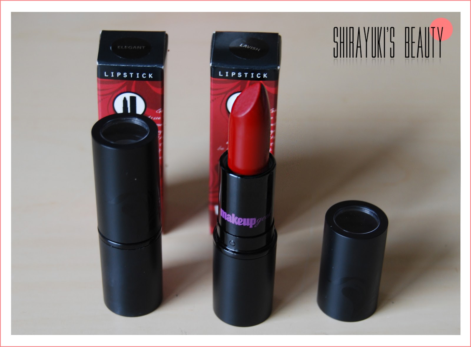 Shirayuki's Beauty Makeup Geek Red Lipsticks