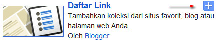 daftar link widget