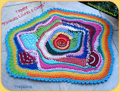 Free Form Crochet - Tapete Formas Livres e Cores