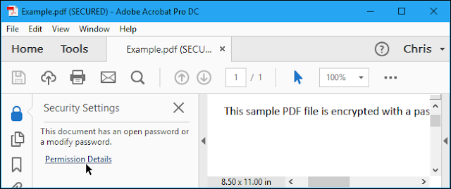 PDF in Adobe Acrobat Pro Adobe Acrobat Pro